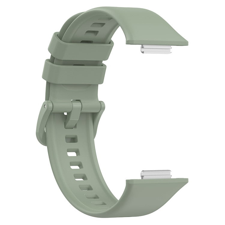 For Huawei Watch Fit 2 / Fit 2 Active / Classic / Elegant Silicone Watch Strap Soft Sport Replacement Watch Band - Light Green
