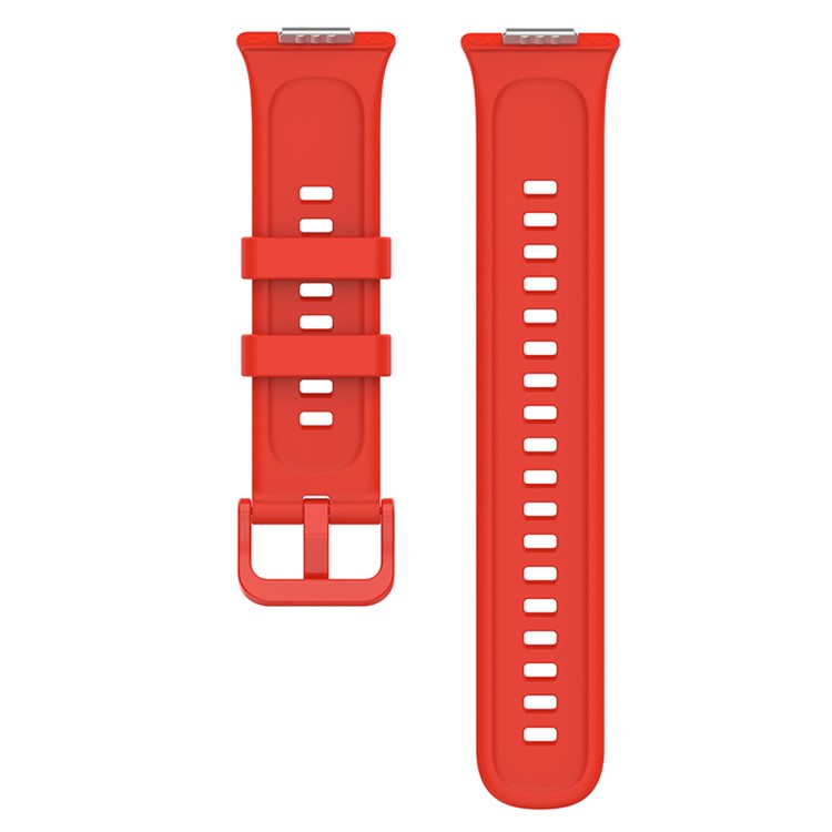 For Huawei Watch Fit 2 / Fit 2 Active / Classic / Elegant Silicone Watch Strap Soft Sport Replacement Watch Band - Red
