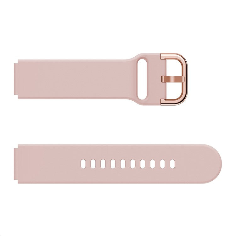 For Huawei Watch Fit mini / Talkband B3 / Talkband B6 Soft Silicone Watch Band 16mm Quick Release Strap Replacement with Colorful Buckle - Pink