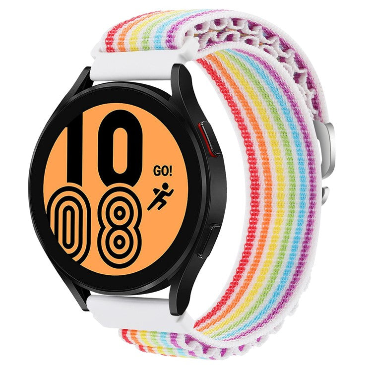 For Realme Watch 3 / Huami Amazfti GTR 4 / GTR 4 Pro Replacement Nylon Smartwatch Band 22mm Universal Adjustable Wrist Strap - Colorful