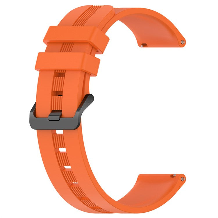 22mm Sport Style Smart Watch Bands for Huawei Watch GT3 SE / Watch GT, Textured Silicone Wrist Strap Watchband Replacement - Orange