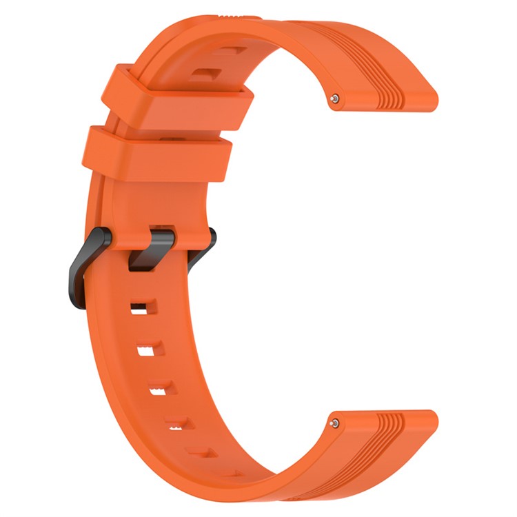 22mm Sport Style Smart Watch Bands for Huawei Watch GT3 SE / Watch GT, Textured Silicone Wrist Strap Watchband Replacement - Orange