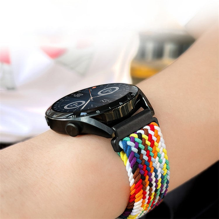 For Google Pixel Watch 3 41mm / Watch 2 / Pixel Watch Buckle Design Nylon Watchband Smart Bracelet Adjustable Strap Breathable Band - Multi-Color