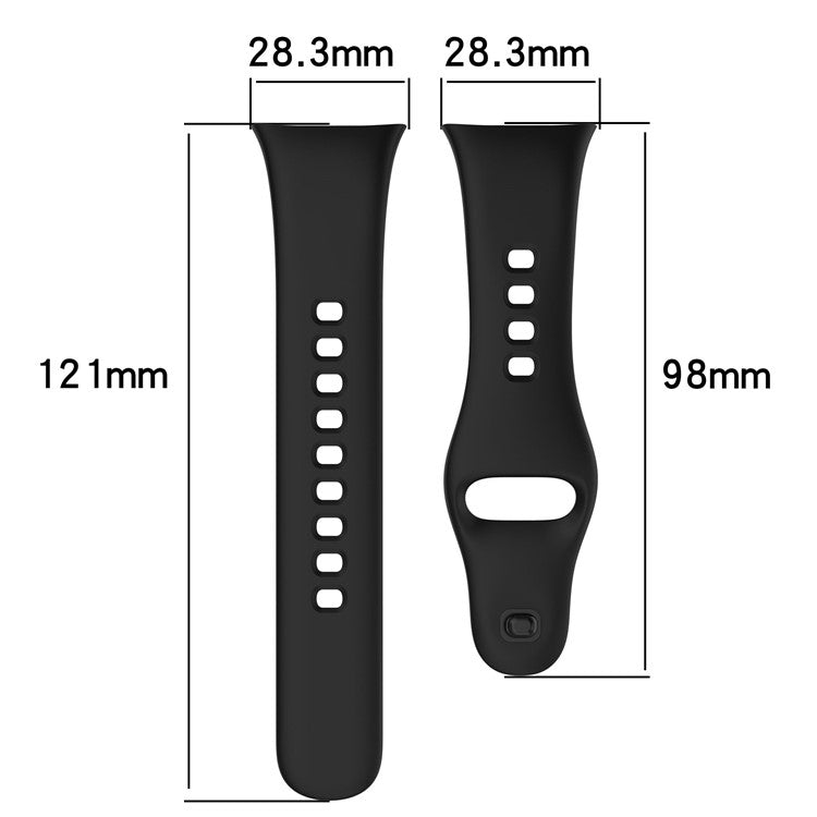 Silicone Watch Band for Xiaomi Redmi Watch 3 / Mi Lite Watch 3 Soft Strap Quick Release Watchband - Mint Green