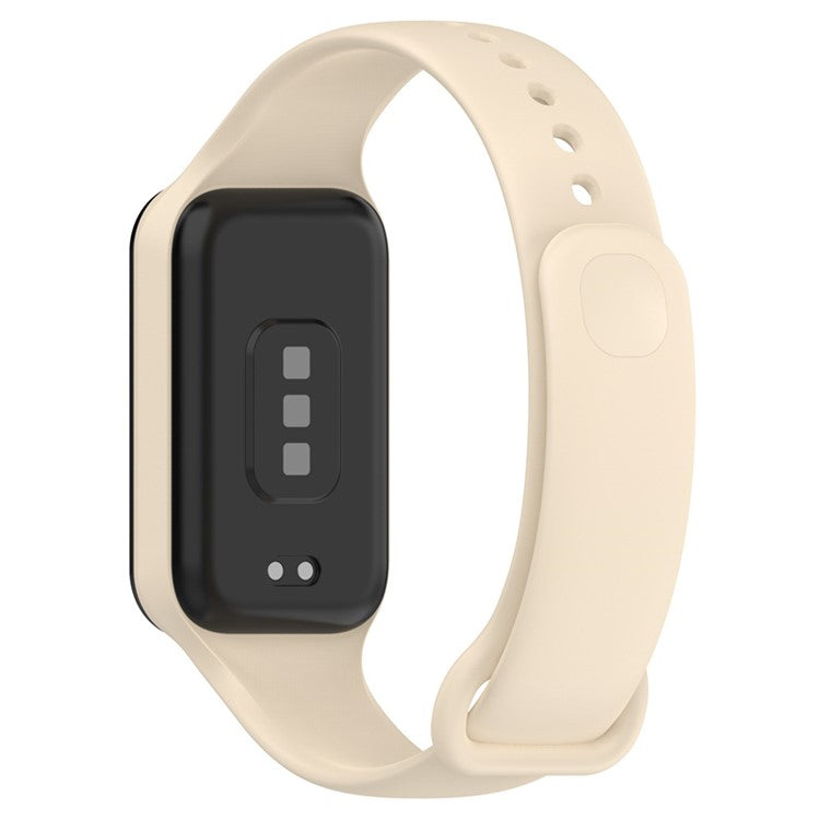 Silicone Watch Strap for Redmi Band 2 Integrate Soft Band Case Quick Release Watchband - Beige