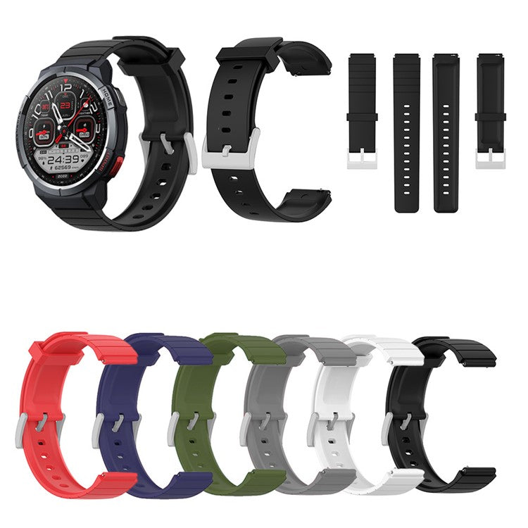 For Mibro Watch GS Silicone Watch Band Adjustable Wrist Strap Replacement - Midnight Blue