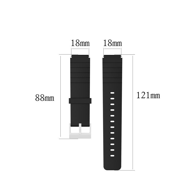 For Mibro Watch GS Silicone Watch Band Adjustable Wrist Strap Replacement - Midnight Blue