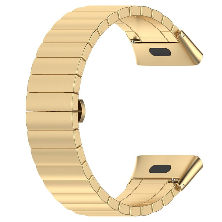 Watch Strap for Xiaomi Redmi Watch 3 / Mi Watch Lite 3 Watchband 20mm Stainless Steel Wristband - Gold