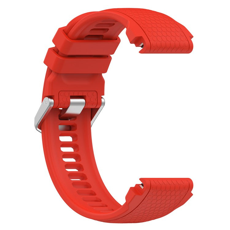 A2029 Quick Release Watch Strap for Huami Amazfit Falcon , 22mm Soft Silicone Replacement Watch Band - Red