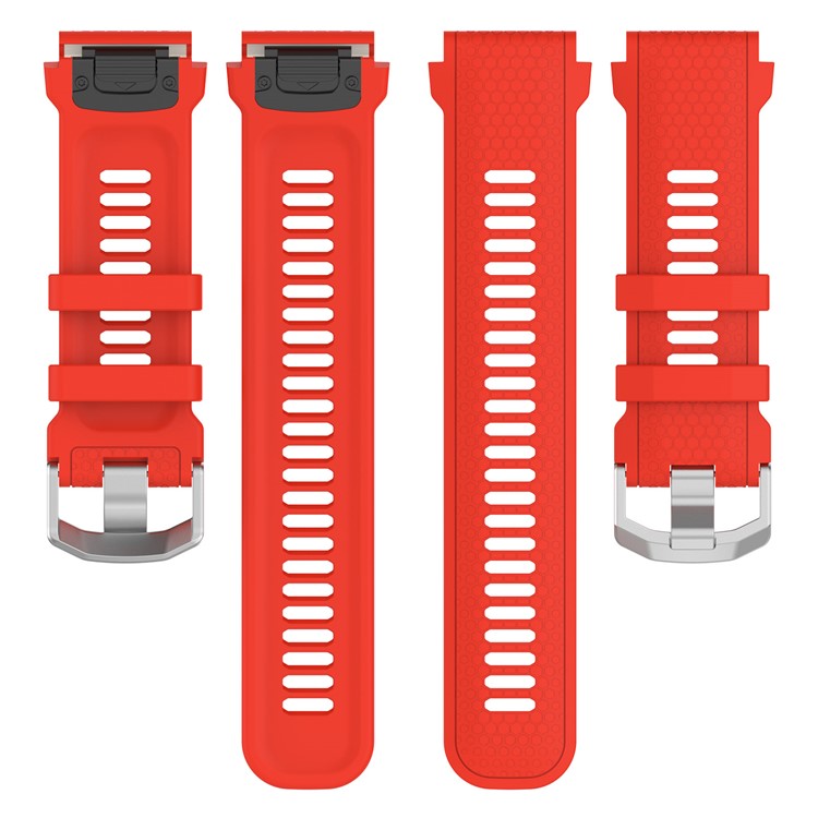 A2029 Quick Release Watch Strap for Huami Amazfit Falcon , 22mm Soft Silicone Replacement Watch Band - Red