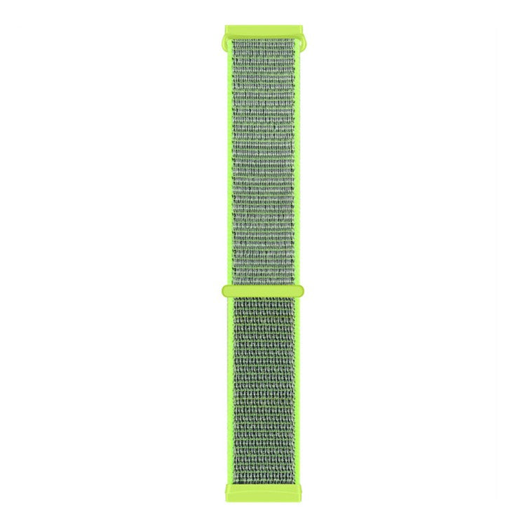For Fitbit Versa 3 / Sense Sport Loop Nylon Watch Band Adjustable Braided Strap Wristband Replacement - Bright Yellow