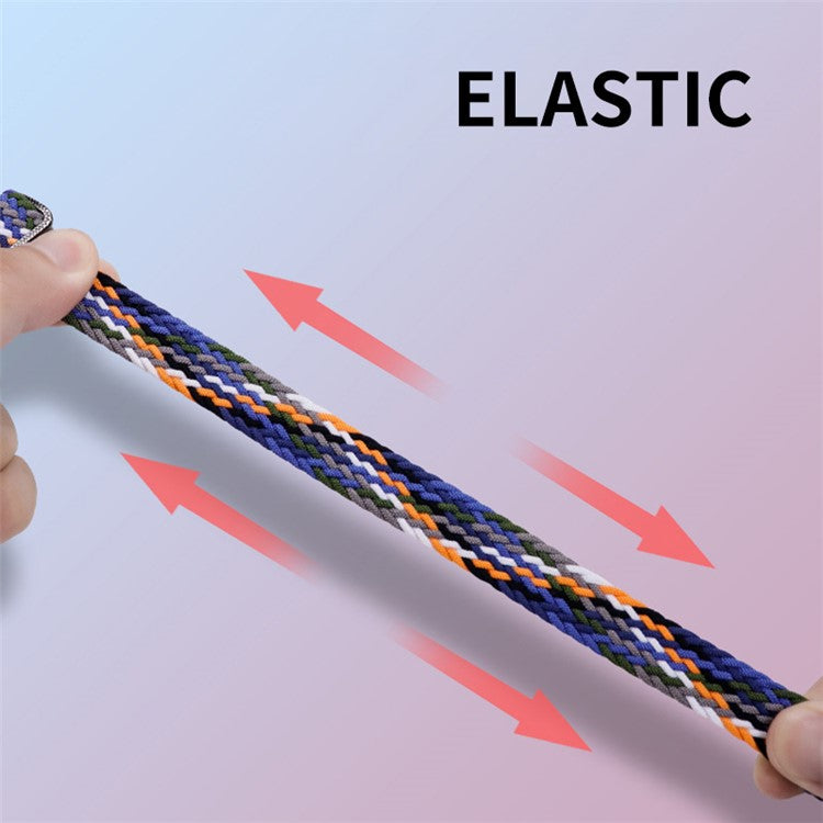 ENKAY HAT-PRINCE For Xiaomi Smart Band 9 NFC / 9 / 8 NFC / 8 Watch Band Nylon Strap with PMMA Film - Bright Green