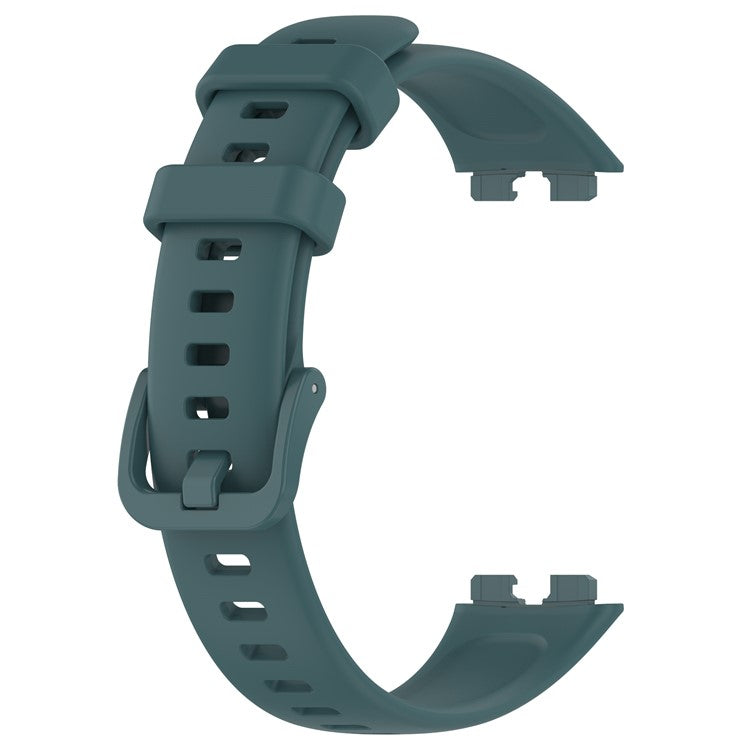 For Huawei Band 8 / Band 8 NFC / Band 9 / Band 9 NFC Silicone Watch Bands Waterproof Sport Watchband Strap - Green