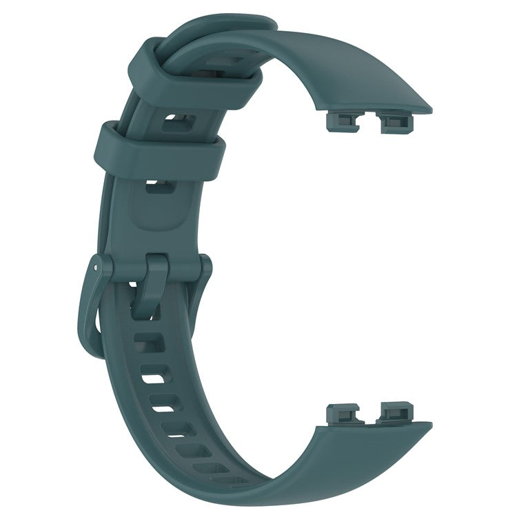 For Huawei Band 8 / Band 8 NFC / Band 9 / Band 9 NFC Silicone Watch Bands Waterproof Sport Watchband Strap - Green