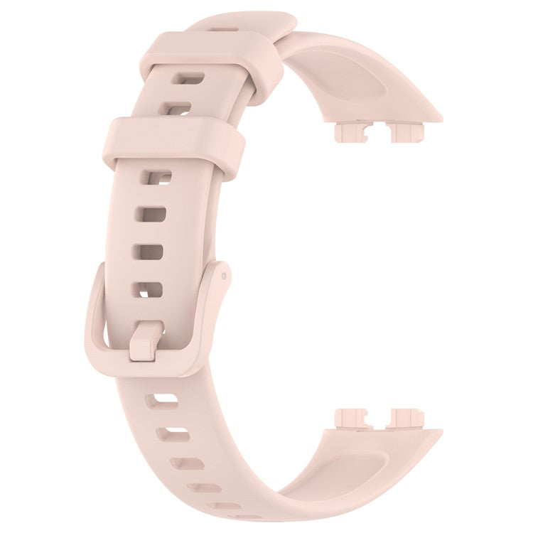 For Huawei Band 8 / Band 8 NFC / Band 9 / Band 9 NFC Silicone Watch Bands Waterproof Sport Watchband Strap - Light Pink