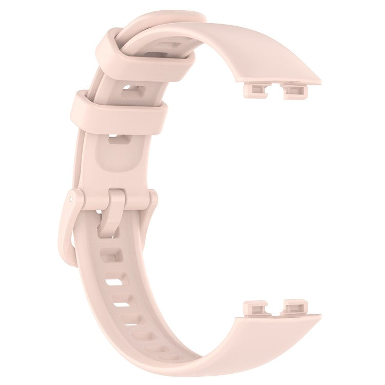 For Huawei Band 8 / Band 8 NFC / Band 9 / Band 9 NFC Silicone Watch Bands Waterproof Sport Watchband Strap - Light Pink