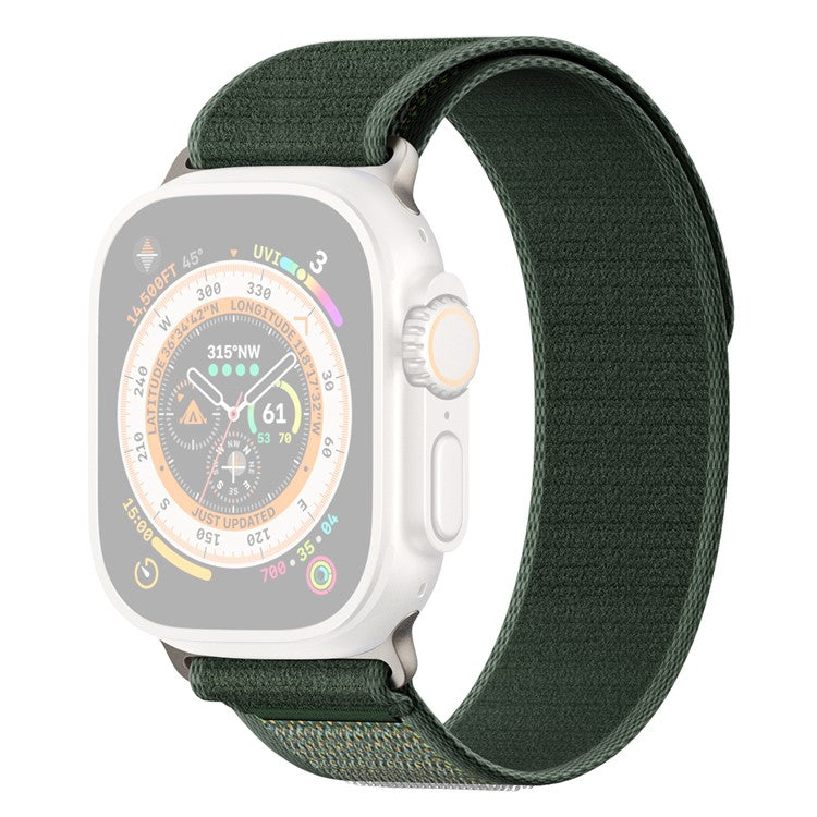 DUX DUCIS Band for Apple Watch Series 10 46mm / Ultra 2 / Ultra 49mm / 9 8 7 45mm / SE (2023) SE (2022) SE 6 5 4 44mm / 3 2 1 42mm Nylon Strap - Green