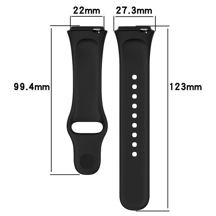 For Xiaomi Redmi Watch 3 Lite / Watch 3 Active Replacement Silicone Watchband Soft Watch Strap - Lime