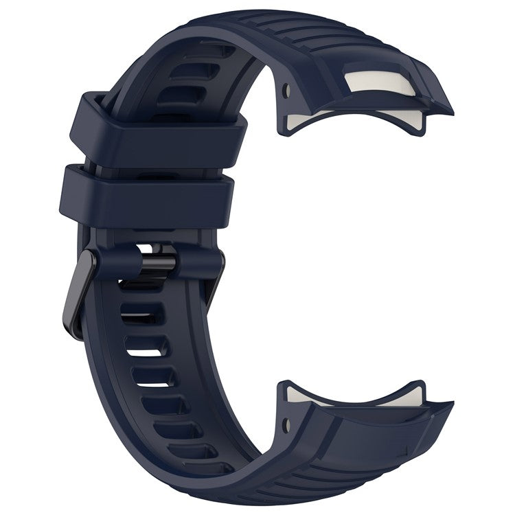 Sports Watch Band for Garmin Instinct 2X , 22mm Replacement Silicone Strap - Navy Blue