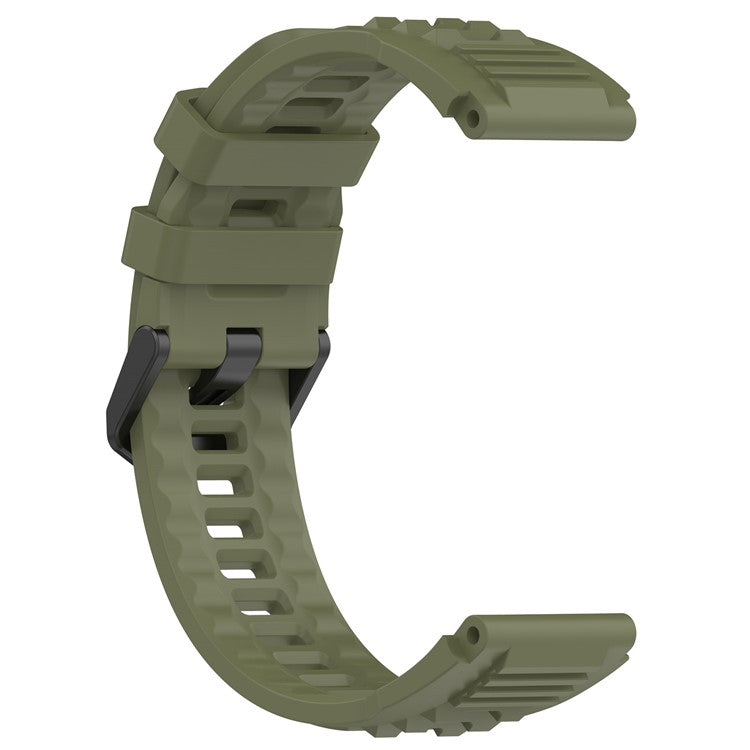 For Huami Amazfit T-rex Ultra A2142 Silicone Watch Strap Adjustable Wrist Band - Green