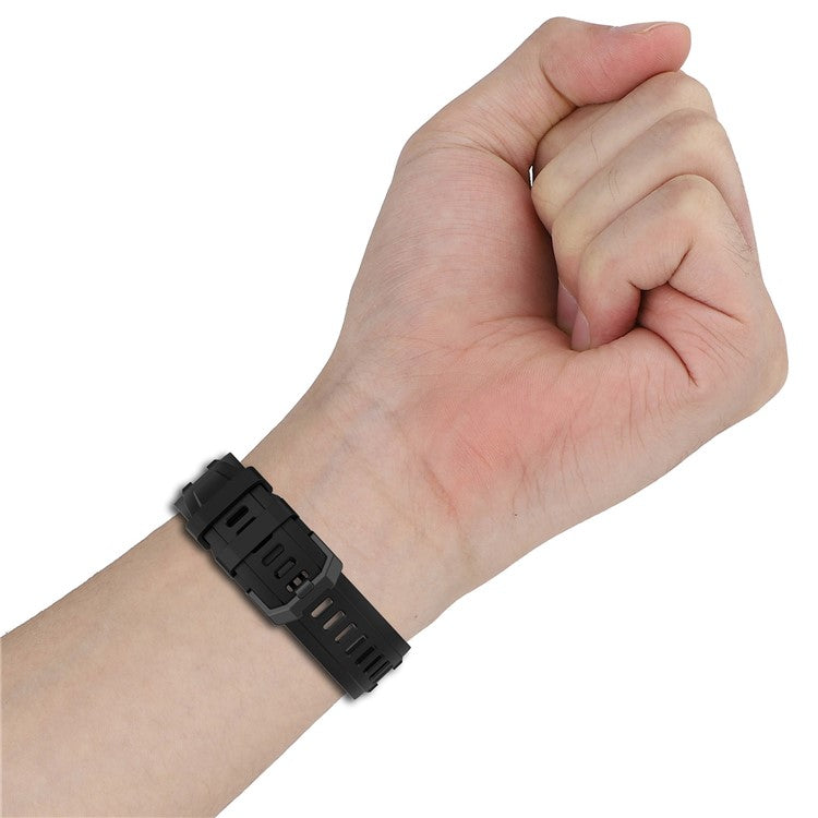 For Huami Amazfit T-rex Ultra A2142 Silicone Watch Strap Adjustable Wrist Band - Green