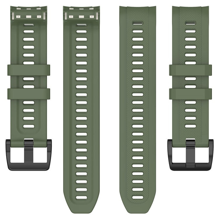 For Garmin Approach S70 47mm Silicone Watch Band Soft Sport Replacement Watch Strap - Dark Cyan