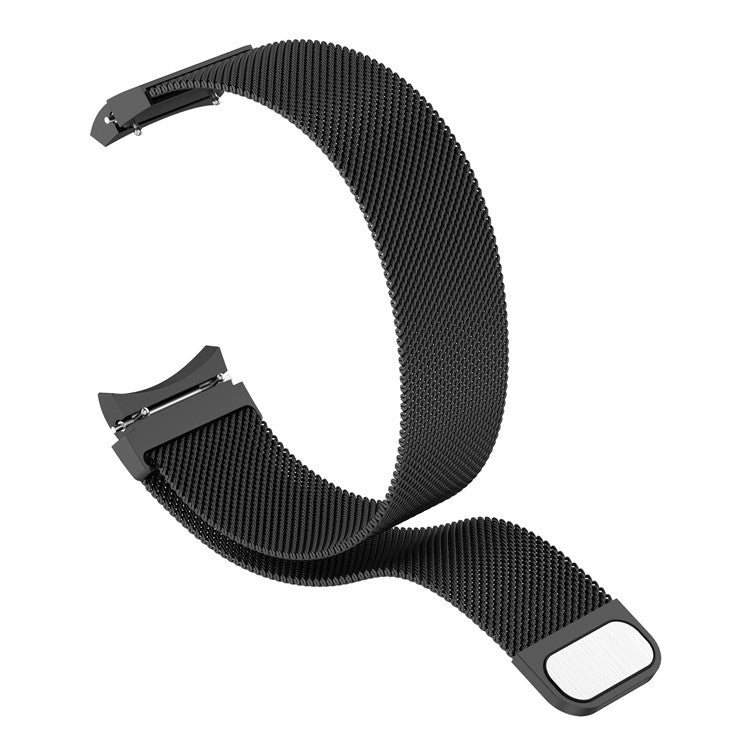 Metal Band for Samsung Galaxy Watch6 / Watch6 Classic / Watch 5 / Watch 5 Pro / Watch4 Milanese Watch Strap - Black
