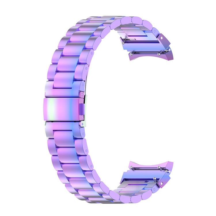 Stainless Steel Band for Samsung Galaxy Watch6 / Watch6 Classic / Watch 5 / Watch4 3-Bead Watch Strap 3-Bead Watch Strap - Multi-Color