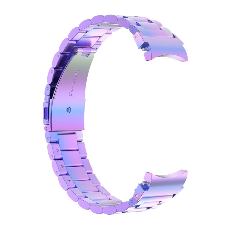 Stainless Steel Band for Samsung Galaxy Watch6 / Watch6 Classic / Watch 5 / Watch4 3-Bead Watch Strap 3-Bead Watch Strap - Multi-Color