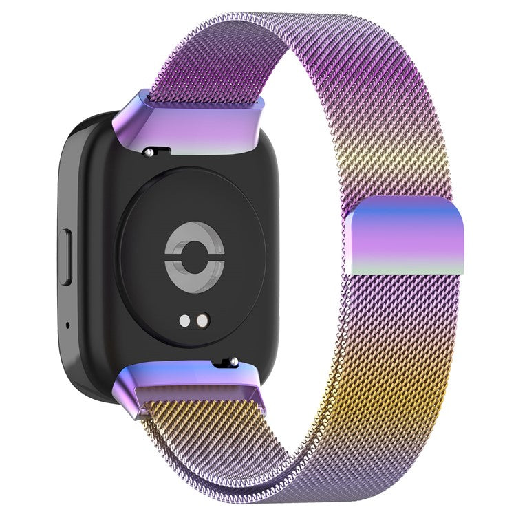 For Xiaomi Redmi Watch 3 Active / Watch 3 Lite Metal Replacement Band Magnetic Milanese Watch Strap - Colorful