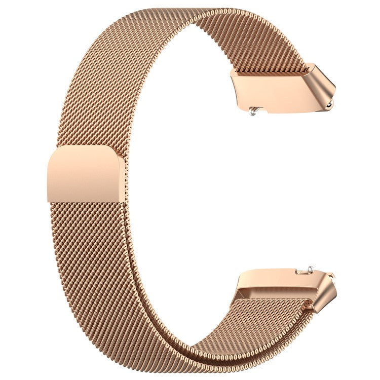 For Xiaomi Redmi Watch 3 Active / Watch 3 Lite Metal Replacement Band Magnetic Milanese Watch Strap - Rose Gold