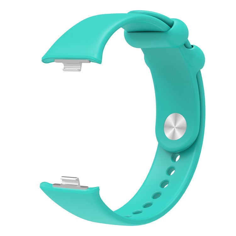 For Xiaomi Smart Band 8 Pro Solid Color Wrist Band Replacement Silicone Watch Strap - Mint Green