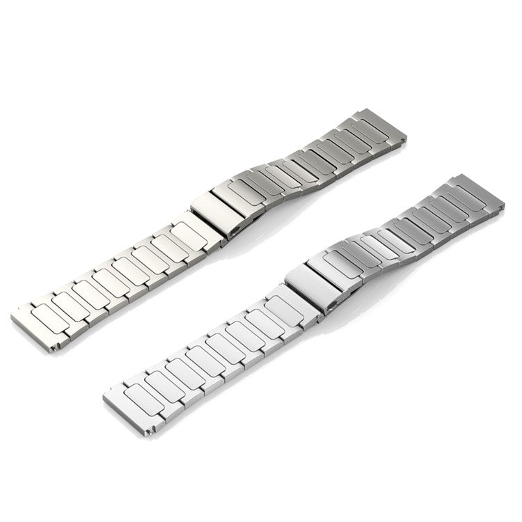 Titanium Alloy Watch Band for Huawei Watch 4 / Watch 4 Pro , Flat Buckle 22mm Width Watch Strap - Silver
