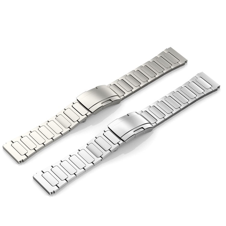 Titanium Alloy Wristband for Huawei Watch 4 / Watch 4 Pro , Tortoise Buckle 22mm Watch Strap Bracelet - Silver