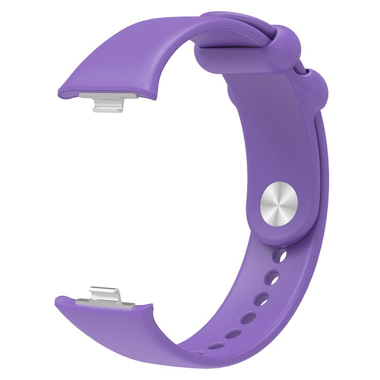 For Xiaomi Smart Band 8 Pro / Redmi Watch 4 Watch Strap Silicone Replacement Wristband - Purple