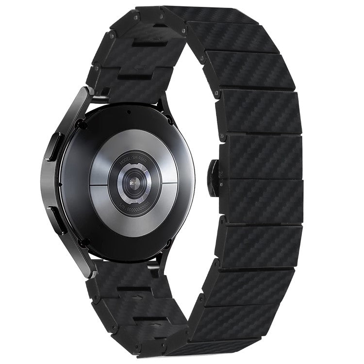 For Huami Amazfit Cheetah Pro Metal Watch Band 20mm Carbon Fiber Texture Watch Strap with Connector