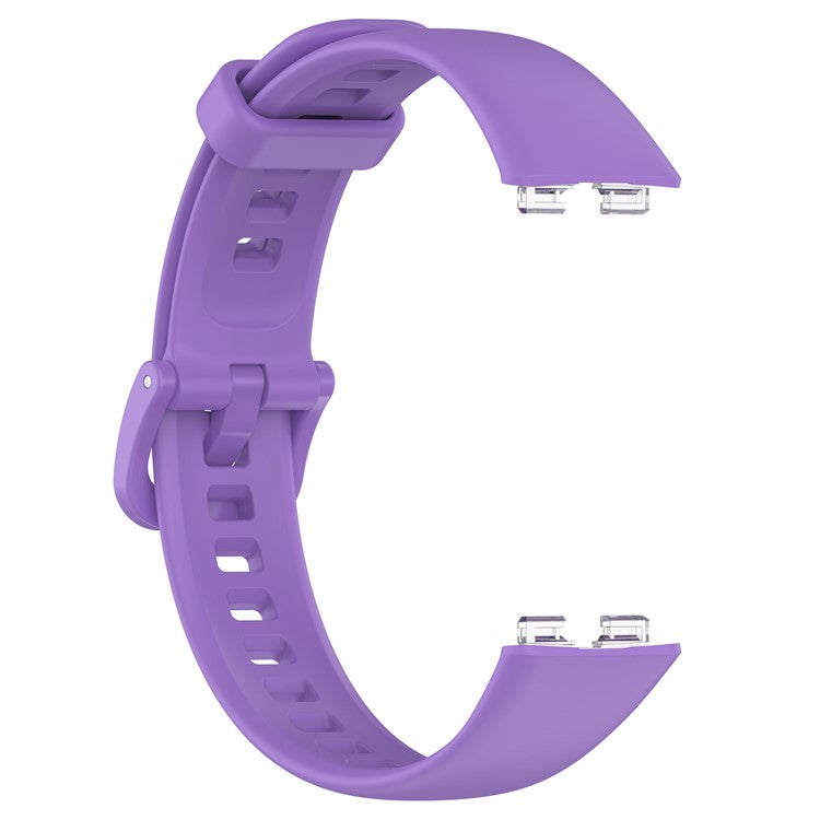 For Huawei Band 8 / Band 8 NFC / Band 9 / Band 9 NFC Silicone Strap Waterproof Soft Watch Band - Purple