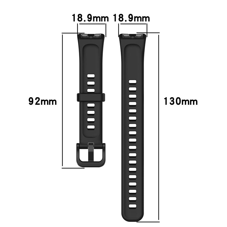 For Huawei Band 8 / Band 8 NFC / Band 9 / Band 9 NFC Silicone Strap Waterproof Soft Watch Band - Purple