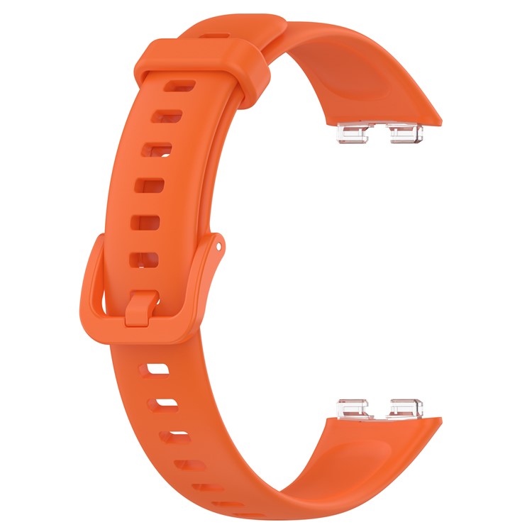 For Huawei Band 8 / Band 8 NFC / Band 9 / Band 9 NFC Silicone Strap Waterproof Soft Watch Band - Orange