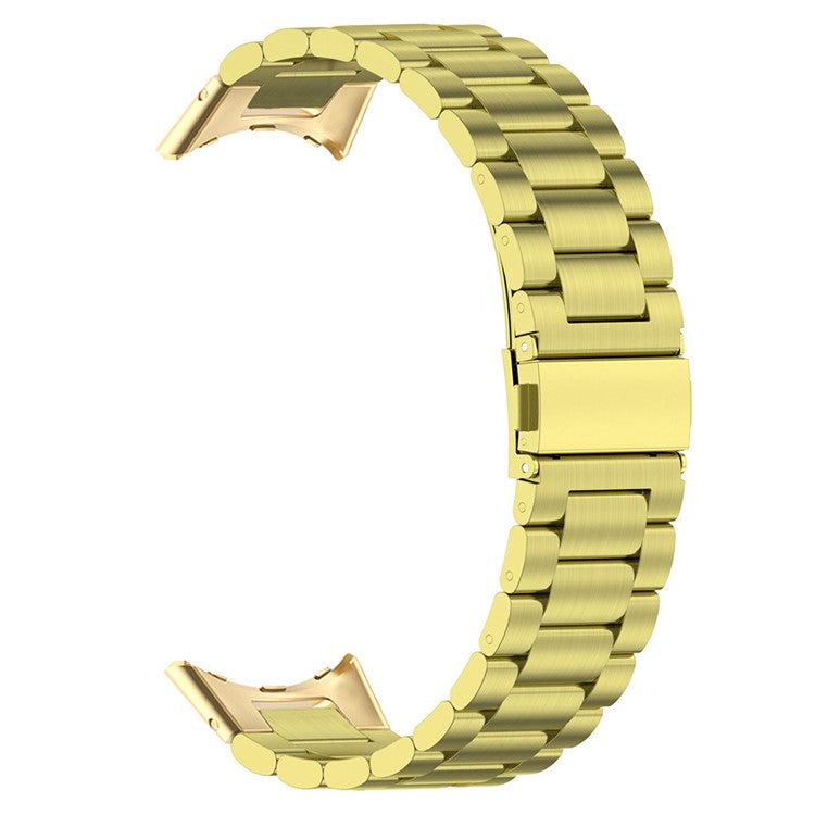For Google Pixel Watch 3 41mm / Watch 2 / Pixel Watch Stainless Steel Watch Strap Integrate Replacement Watch Band - Gold