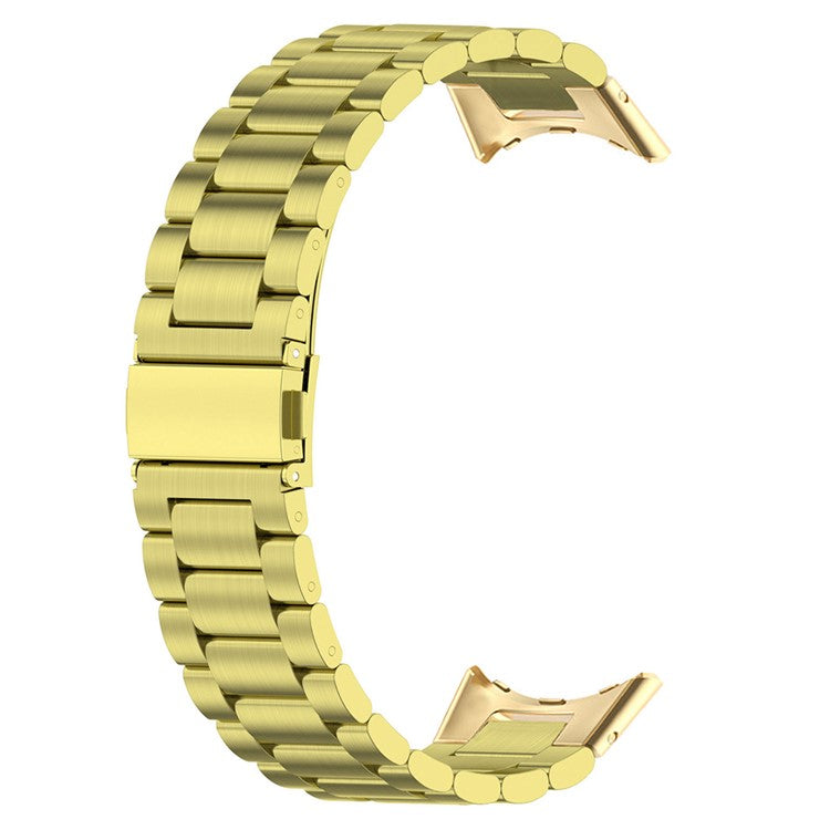 For Google Pixel Watch 3 41mm / Watch 2 / Pixel Watch Stainless Steel Watch Strap Integrate Replacement Watch Band - Gold