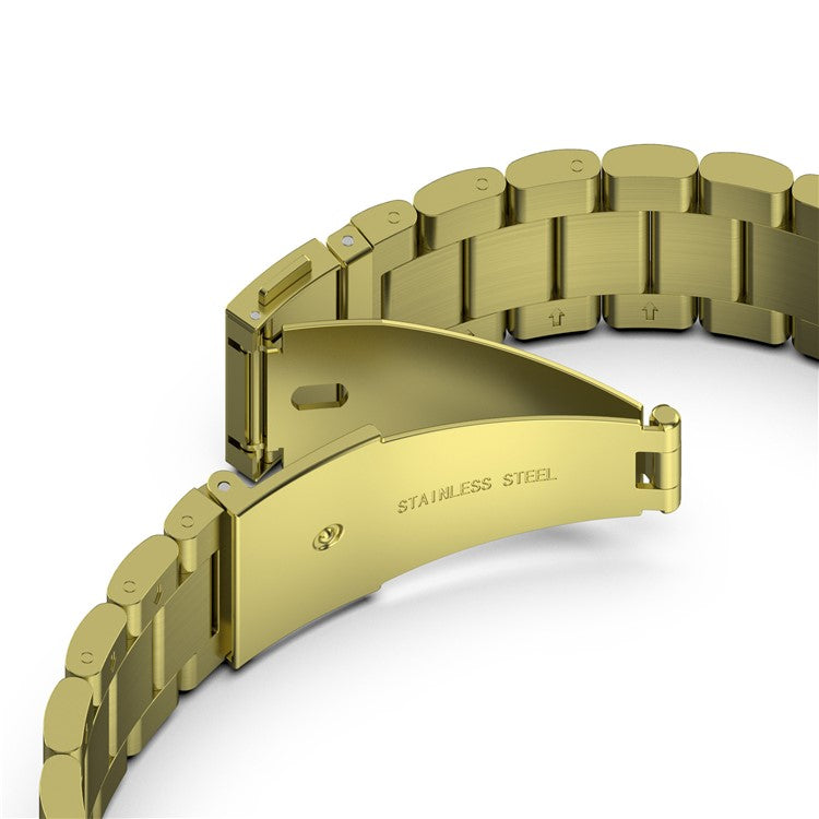 For Google Pixel Watch 3 41mm / Watch 2 / Pixel Watch Stainless Steel Watch Strap Integrate Replacement Watch Band - Gold