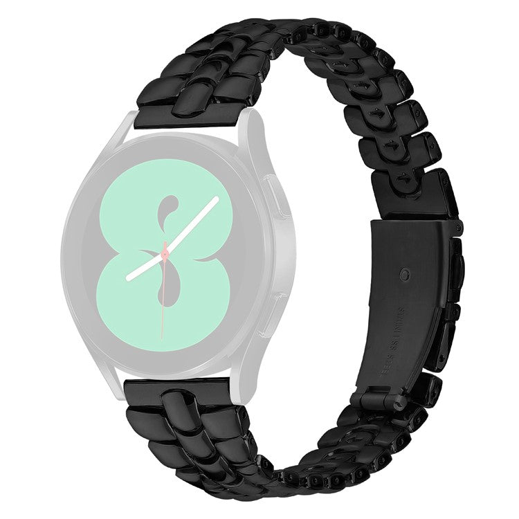 For Garmin Vivomove3 / GarminMove 3 Stainless Steel Strap 20mm Replace Watch Band - Black