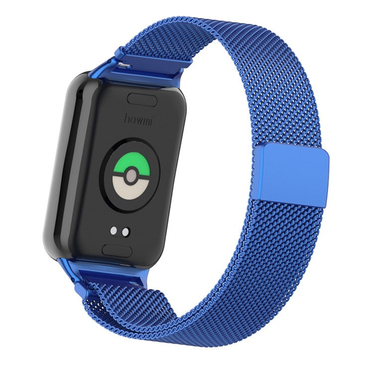 For Xiaomi Smart Band 8 Pro Magnetic Band Stainless Steel Milanese Watch Strap with Connector - Sapphire