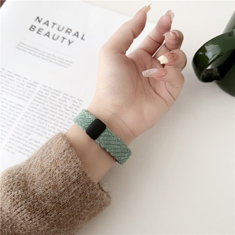 18mm Universal Smart Watch Band Corduroy Strap Replacement - Brown