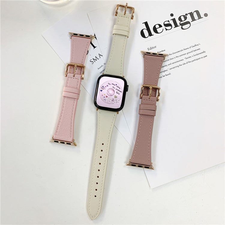For Apple Watch 10 46mm / Ultra 2 / Ultra 49mm / 9 8 7 45mm / SE (2023) SE (2022) SE 6 5 4 44mm / 3 2 1 42mm Replacement Strap - Lotus Pink