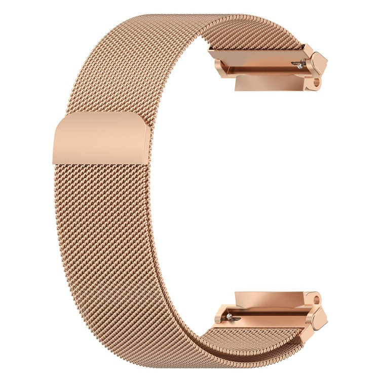For Huami Amazfit Active Edge A2212 Replacement Band Magnetic Metal Milanese Watch Strap - Rose Gold
