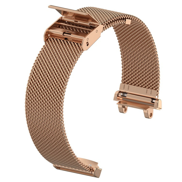 For Huami Amazfit Active Edge A2212 Wrist Band Milanese Metal Watch Strap - Rose Gold
