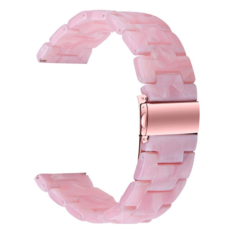 For Misfit Vapor Resin Watch Strap Replacement Waterproof Watch Band - Pearl Pink