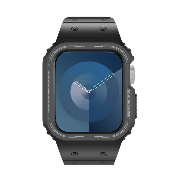 DUX DUCIS OA Series Band for Apple Watch Series 9 8 7 41mm / SE (2023) SE (2022) SE 6 5 4 40mm / 3 2 1 38mm Watch Strap with Case - Black